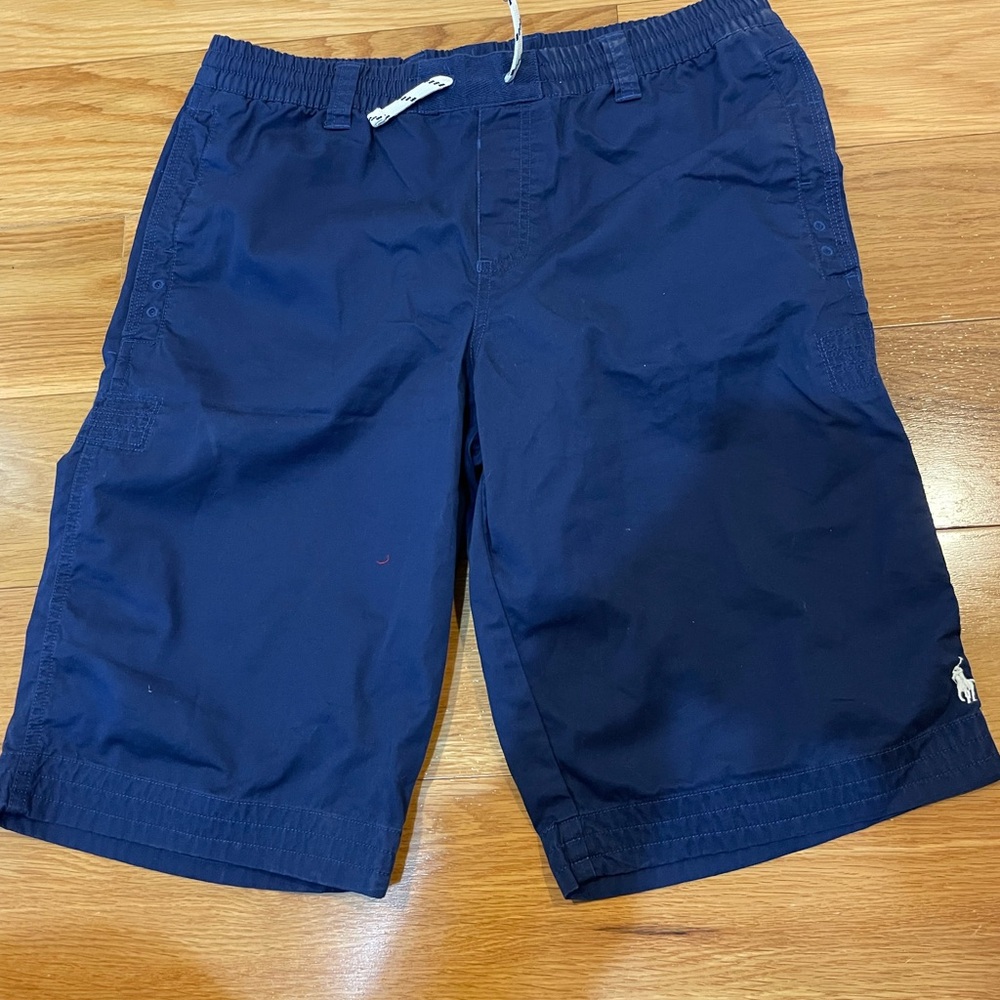 Boys Polo Ralph Lauren Navy Blue Shorts Size 20